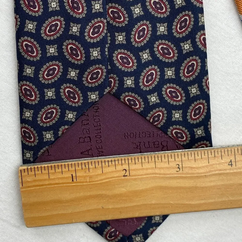 Lot of 13 JOS A BANK 100% Silk Necktie Striped Paisley Geometric Ties USA VTG